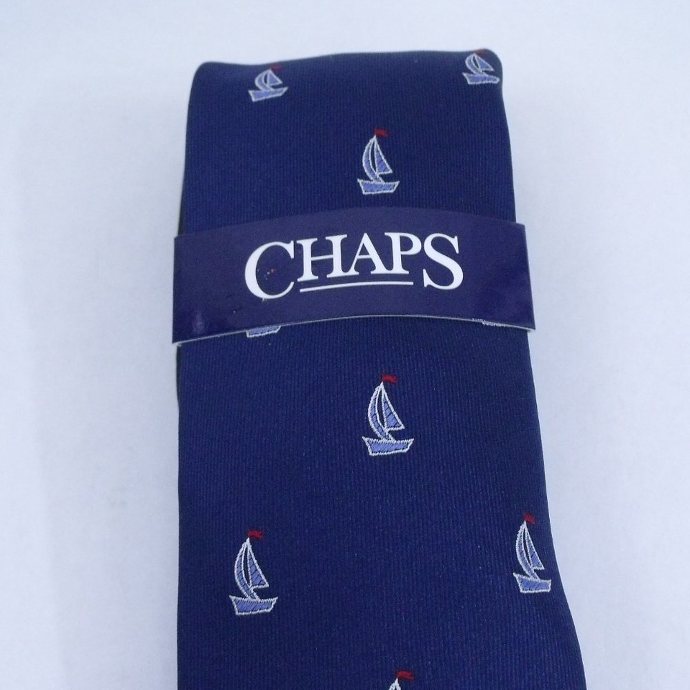 Chaps Frankie Sailboat Neck Tie